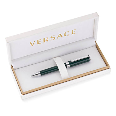Versace Kugelschreiber OLYMPIA Silber Grün VRJCA0323